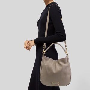 Like New Marc by Marc Jacobs Leather Classic Q Hillier Hobo Bag w Crossbody